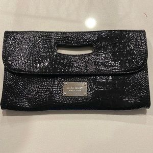 Nine West crocodile clutch